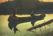 Frederic Remington The Wolvs Sniffed Along the Trail,but Came No Nearer (mk43) Germany oil painting artist